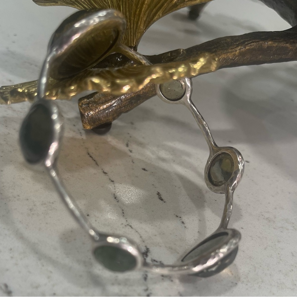 Ippolita Silver Bracelet with Green Stone - Picture 10 of 15